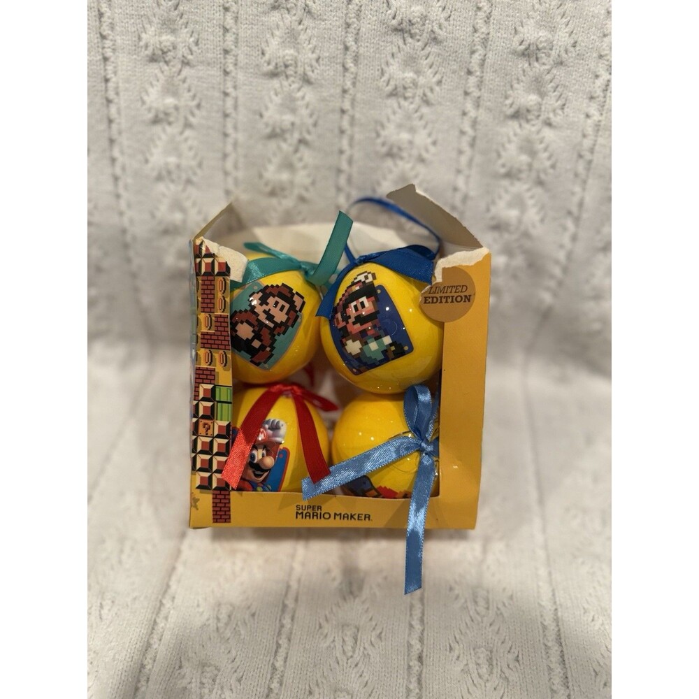 🔥Super Mario Maker 4 Generations of MARIO Ornament Set Limited Edition